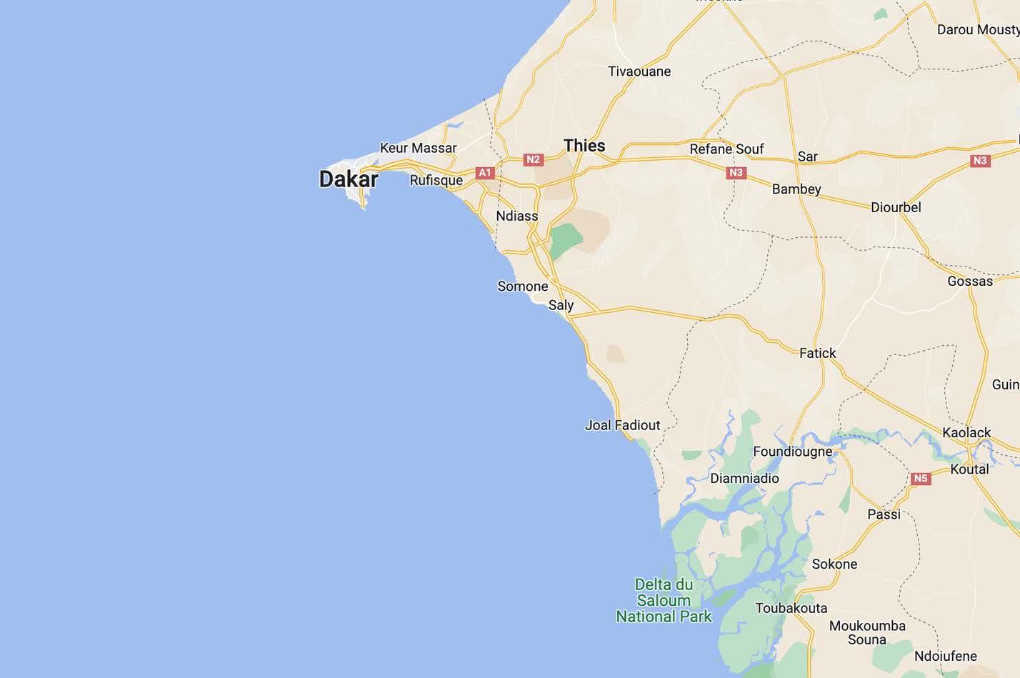 Entdeckung der Weltstadt von Dakar